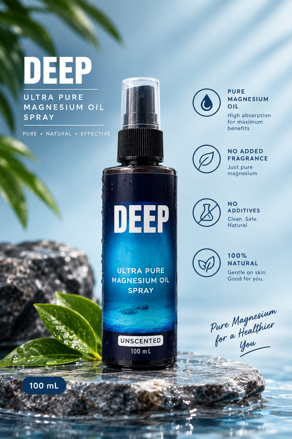 Deep Ultra Pure Magnesium Oil